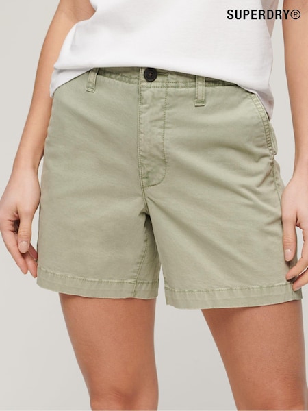 Verde - Pantaloni scurți chino Superdry Classic (AC3668) | 210 LEI