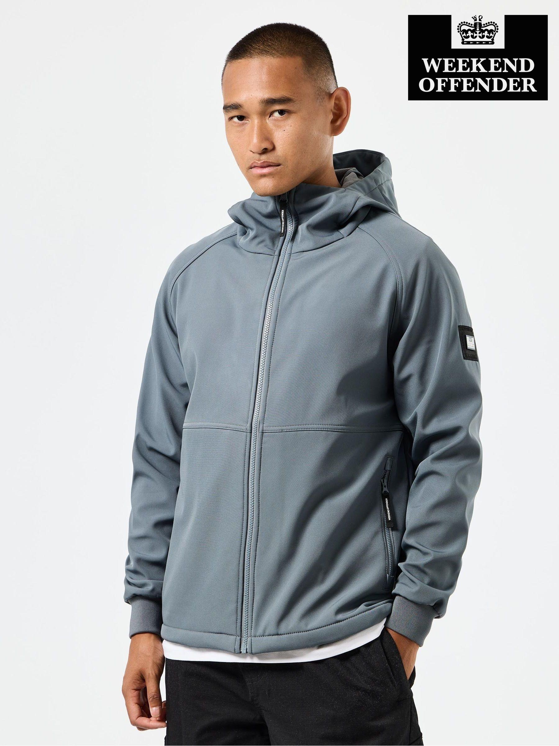 Men s Weekend Offender Grey Casual Regular Coatsandjackets Next Oman