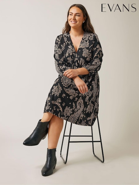 Tumma Musta - Evans Jersey Crepe Dress (AC3754) | €74