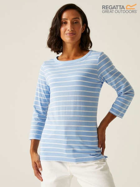 Regatta Blue Light Womens Bayletta 3/4 Sleeve II T-Shirt (AC3831) | kr271