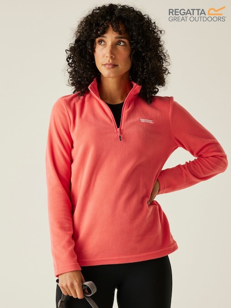 وردي - صاعقة برق - Regatta Womens Sweetheart Lightweight Half-Zip Fleece (AC3847) | ‏111 د.إ.‏