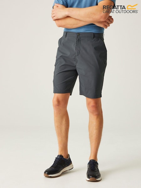 Regatta Grey Mens Dalry Multi Pocket Shorts (AC3870) | ₪141