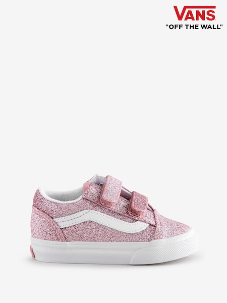 Vans Girls Infant Pink Glitter Old Skool Trainers (AC3888) | €57