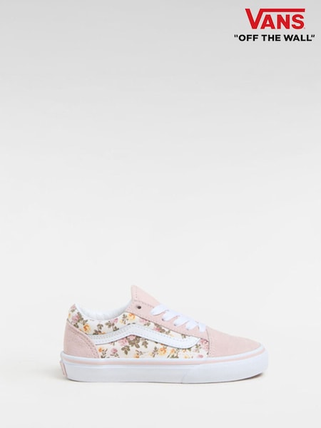 Vans Gilrs Junior Floral Old Skool Trainers (AC3889) | €64