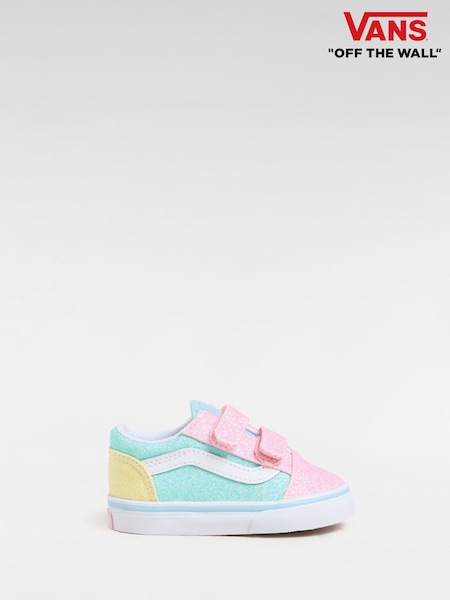Vans Kids Blue/Pink Glitter Old Skool Trainers (AC3902) | € 53