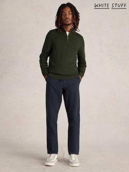 White Stuff Green Newport Merino Funnel Jumper (AC3978) | R$ 690