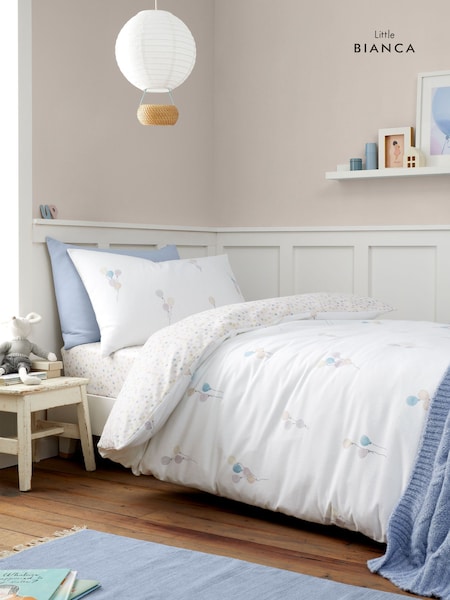 Bianca Neutral Brushed 100% CottonBalloons Reversible Duvet Cover Set (AC4029) | €20 - €40