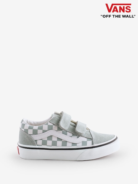 Vans Grey Checkered Old Skool Youth Trainers (AC4048) | €64