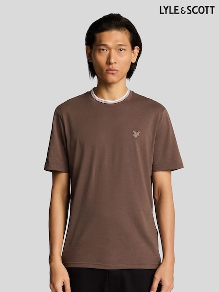 Lyle & Scott Purple Cotton Tipped Superfine T-Shirt (AC4064) | 127 SAR