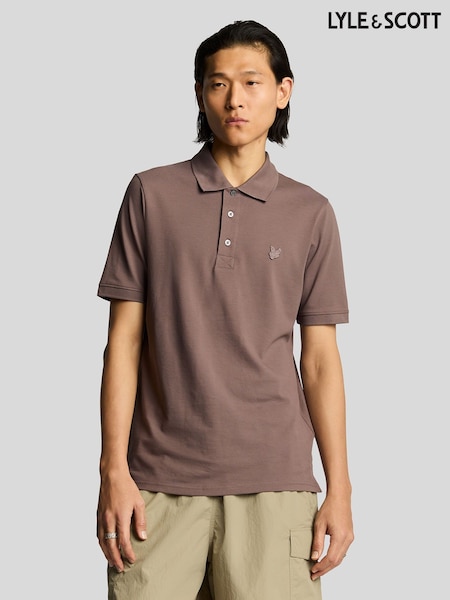 بني - Lyle & Scott Superfine Polo Shirt (AC4065) | ‏174 د.إ.‏