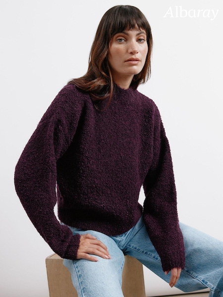 Albaray Red Boucle Jumper (AC4140) | 411 LEI