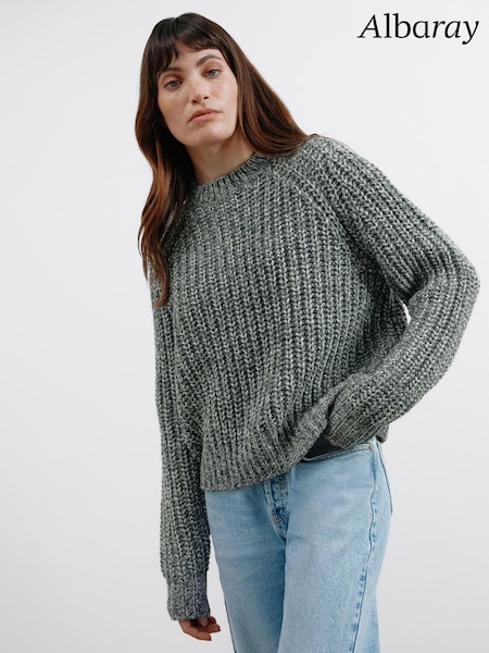 Albaray Grey Chunky Rib Jumper (AC4151) | 371 LEI