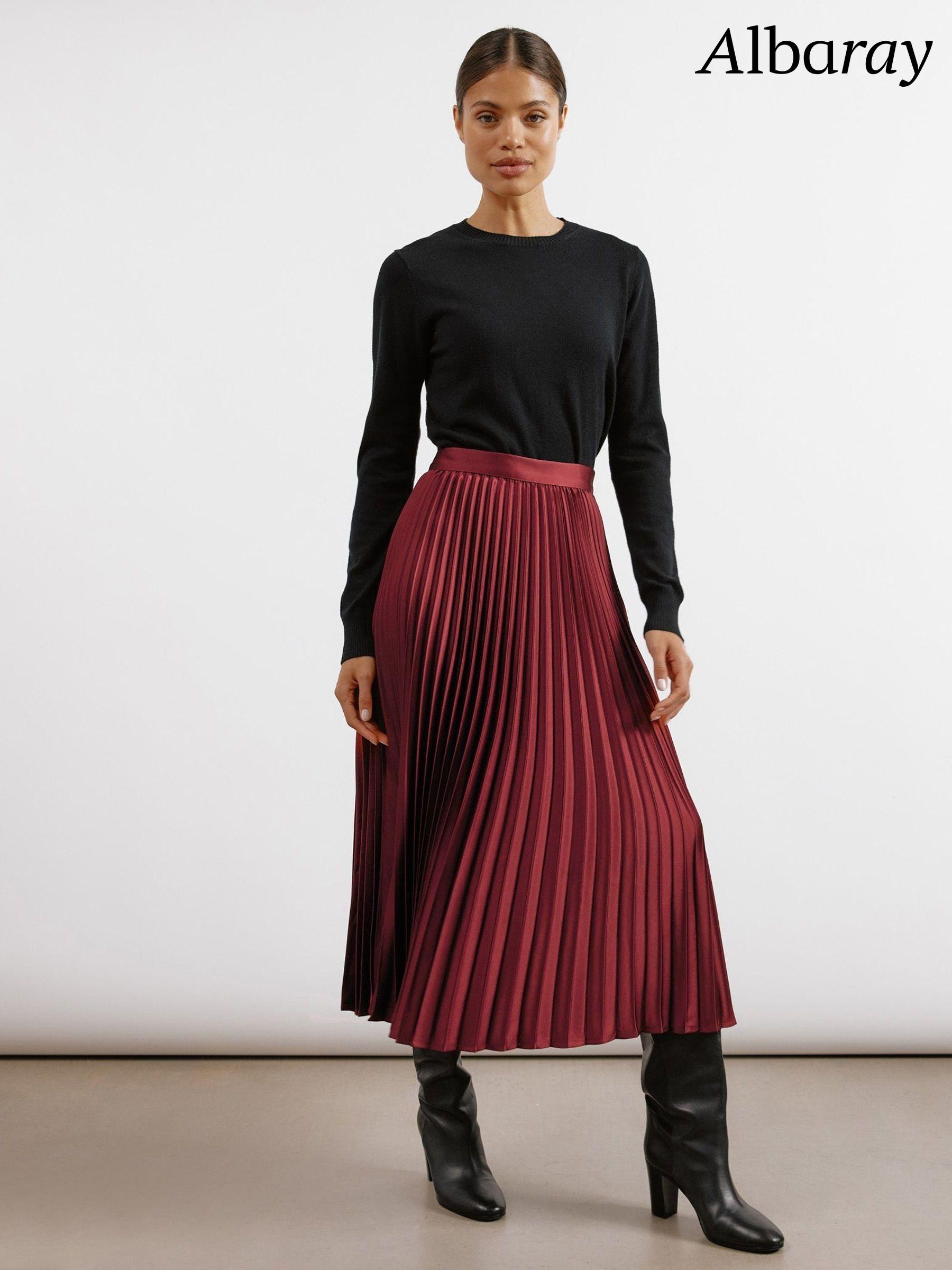 Women s Skirts Pleated Red Next Luxembourg