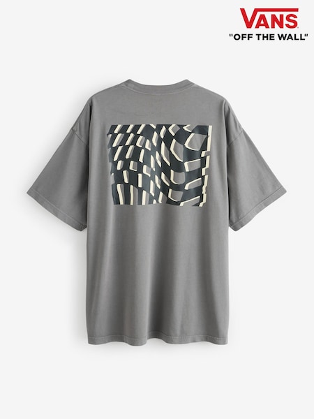 Vans Mens Warp 100% Cotton Charcoal Grey T-Shirt (AC4210) | €53