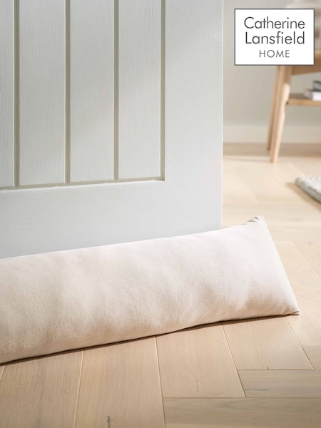 Catherine Lansfield Natural Wilson Velvet Door Draught Excluder (AC4272) | €17.50