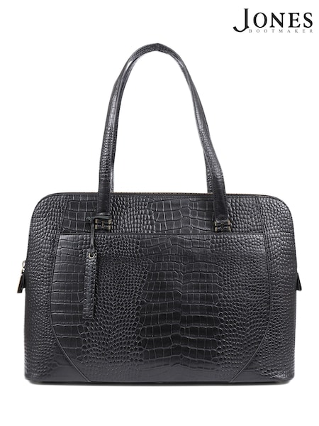 Jones Bootmaker Wynter Croc Leather Shoulder Bag (AC4448) | €186