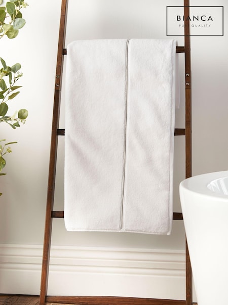 Bianca Zero Twist Satin Stitch 100% Cotton Towel (AC4457) | €22 - €43