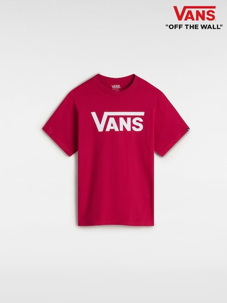 Vans Boys Red Classic 100% Cotton T-Shirt (AC4548) | 32 €
