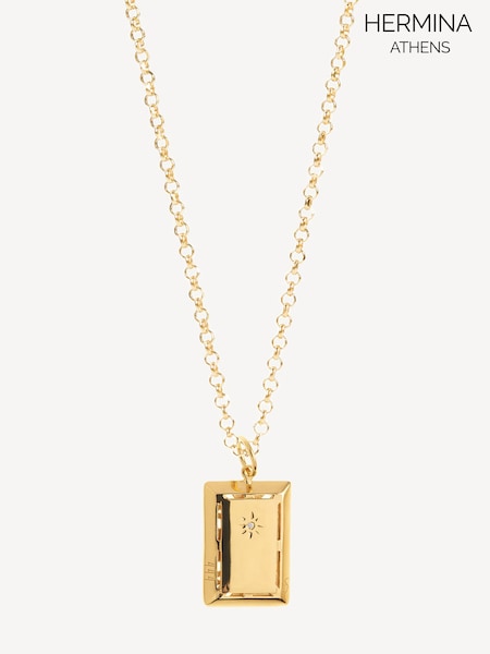 Hermina Athens Plated Angel Pendant Necklace (AC4584) | ‏699 د.إ.‏