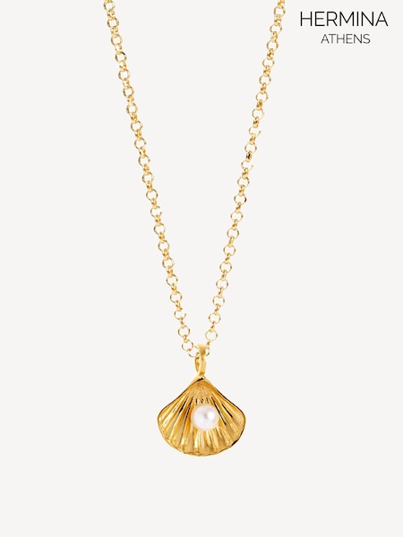 Hermina Athens Plated Kochyli Thin Chain Necklace (AC4589) | 226 €