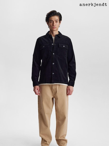 Anerkjendt Black Cord Overshirt (AC4646) | €56