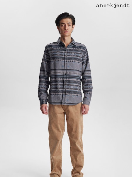 Anerkjendt Grey Jacquard Shirt (AC4657) | €56