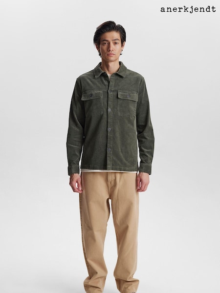 Anerkjendt Green Cord Overshirt (AC4659) | €56