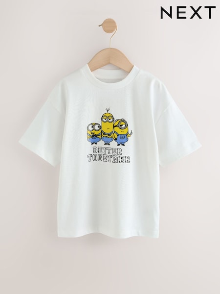 White Minions T-Shirt (3-16yrs) (AC4709) | €17 - €21