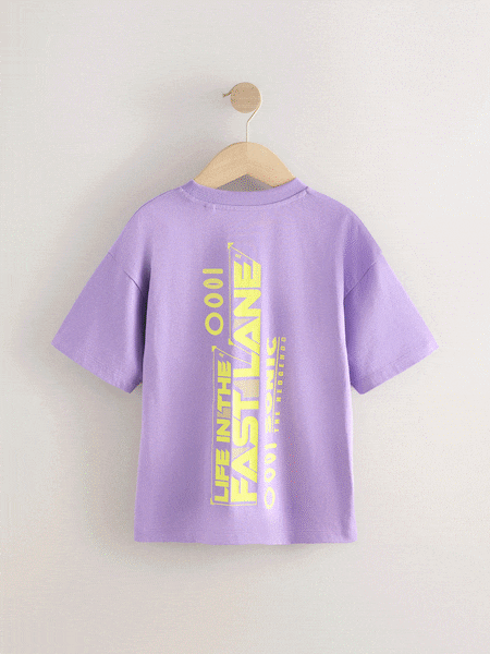 Purple Licensed Sonic T-Shirt (3-16yrs) (AC4716) | €20 - €24