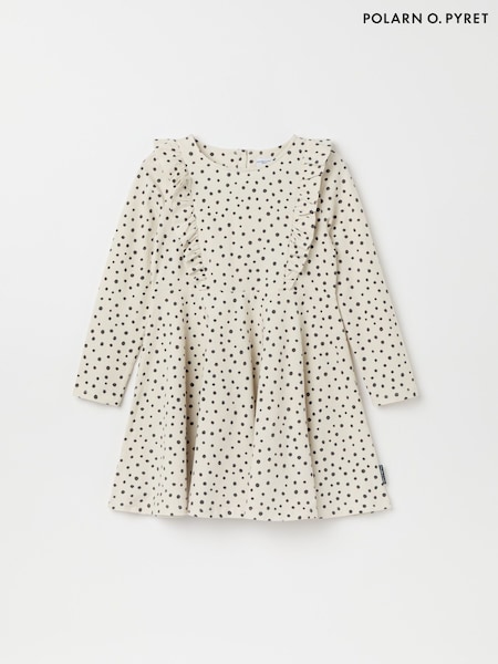 Polarn O. Pyret Organic Cotton Polka Dot Print Dress (AC4821) | 27 €