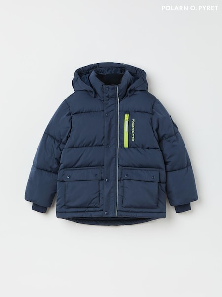 أزرق - Polarn O Pyret Padded Ski Jacket (AC4826) | ‏291 د.إ.‏