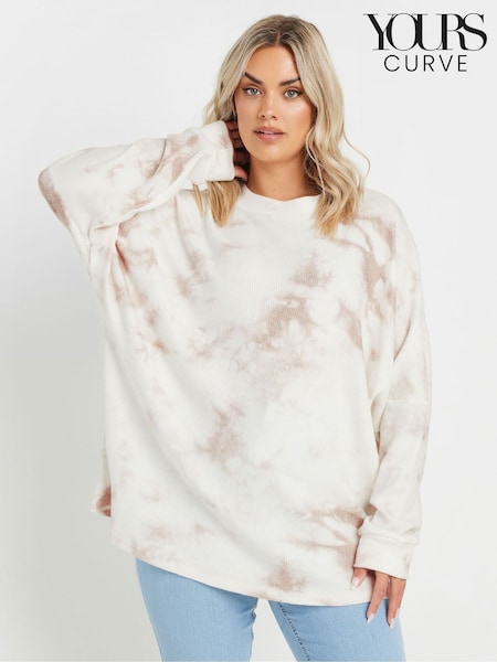 Yours Curve Tie Dye Soft Touch Jumper (AC4834) | €49
