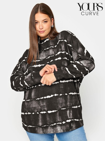 Yours Curve Tie Dye Soft Touch Jumper (AC4835) | €36