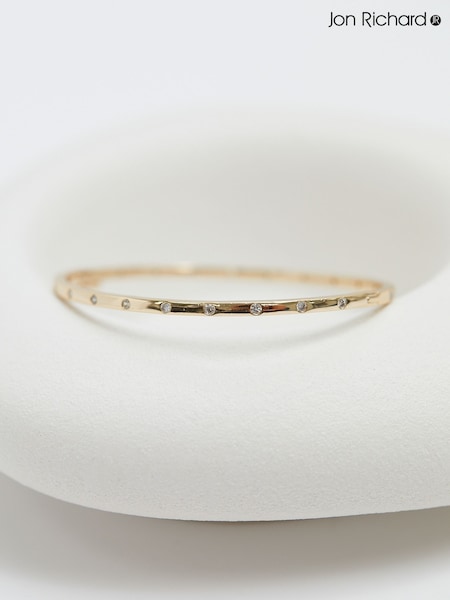 Jon Richard Gold Tone Fine Crystal Bangle (AC5051) | €32