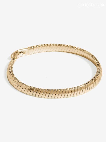 Jon Richard Gold Tone Omega Chain Bracelet (AC5073) | 99 QAR