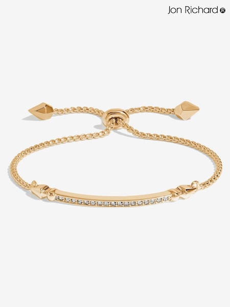 Jon Richard Gold Tone Cubic Zirconia Toggle Bracelet (AC5079) | €12.50