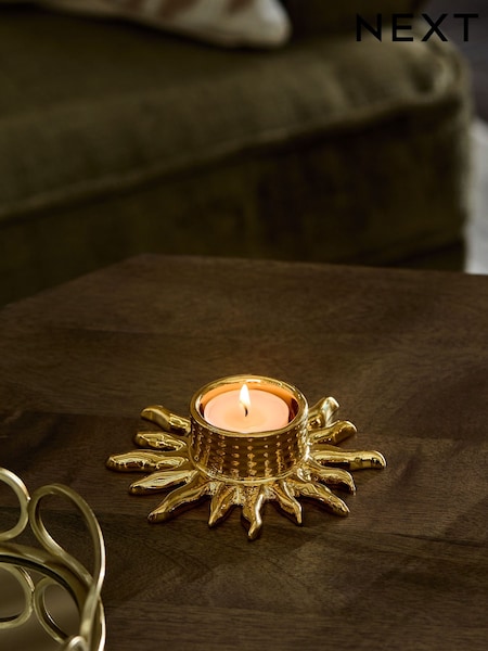 Ceramic Sun Tea Light Holder (AC5106) | CHF 12
