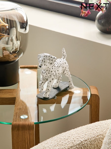 Black/White Ace the Dalmatian Skateboarding Ornament (AC5132) | €18