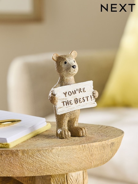 Brown Bertie Bear You're The Best Ornament (AC5133) | SGD 12