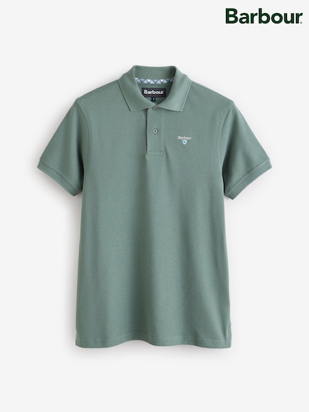 Barbour® Vintage Teal 100% Cotton Classic Polo Shirt (AC5232) | €95