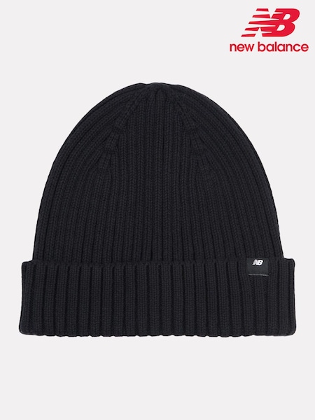 שחור - New Balance Tab Beanie Hat (AC5239) | ‏91‏₪