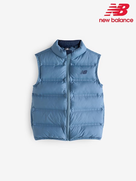 New Balance Blue Boys Bond Quilted Gilet (AC5296) | ₪377 - ₪453