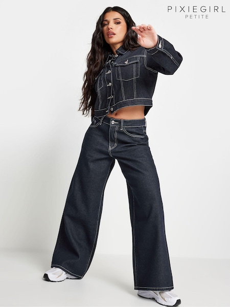 PixieGirl Petite Wide Leg Trousers (AC5469) | ‏186‏₪