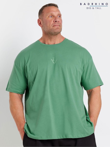 BadRhino Big & Tall Green 100% Cotton IronRhino Training Dept T-Shirt (AC5561) | €42