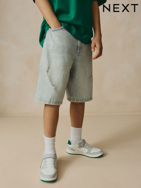 Bleach Wide Authentic Denim Shorts (3-16yrs) (AC5646) | R$ 110 - R$ 155