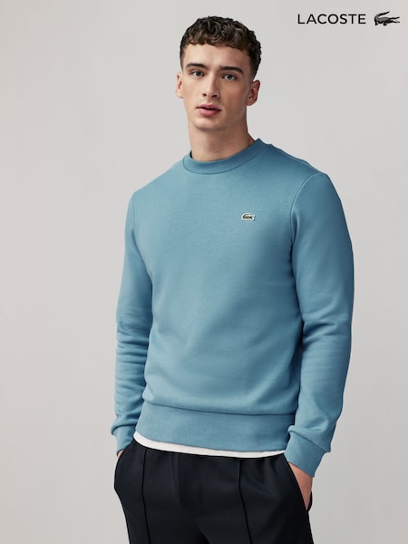 Azul - Lacoste Classic Fit Brushed Fleece Sweatshirt (AC5655) | 154 €