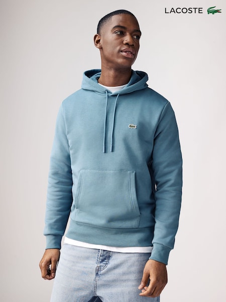 Синий - Lacoste Logo Cotton Hoodie (AC5670) | €159