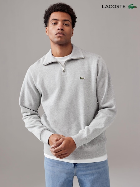 Lacoste Regular Fit Quarter Zip Neck 100% Cotton Sweatshirt (AC5685) | €165