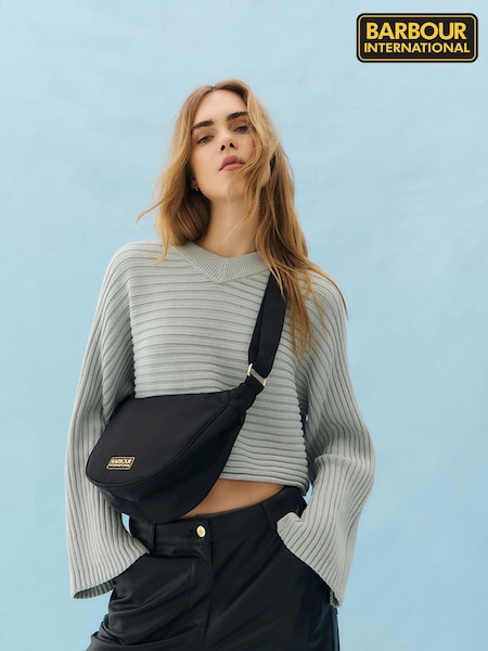 Barbour® International Qualify Sling Black Bag (AC5829) | €63