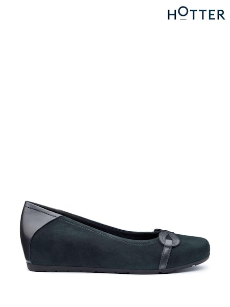 Hotter Green Regular Fit Osprey Slip-On Shoes (AC5851) | €60